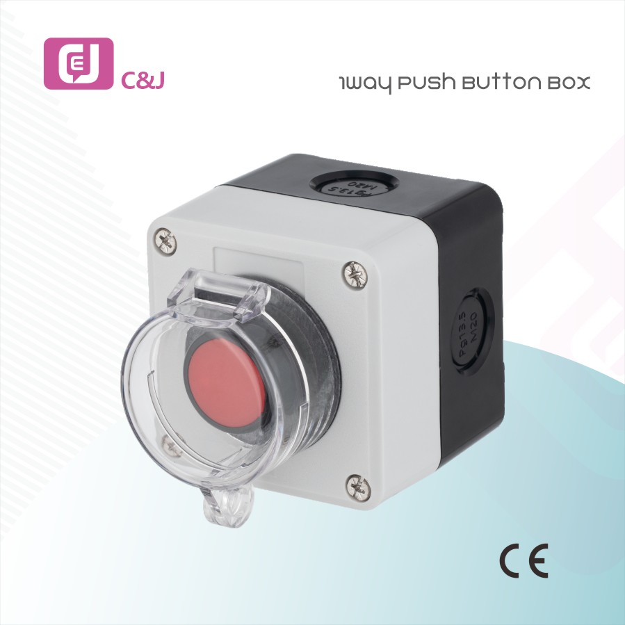 中国 人気商品 1WAY防水プッシュボタンスイッチ 電気プラスチックコントロールステーション IP65 スイッチボックスメーカーと工場 | C&J