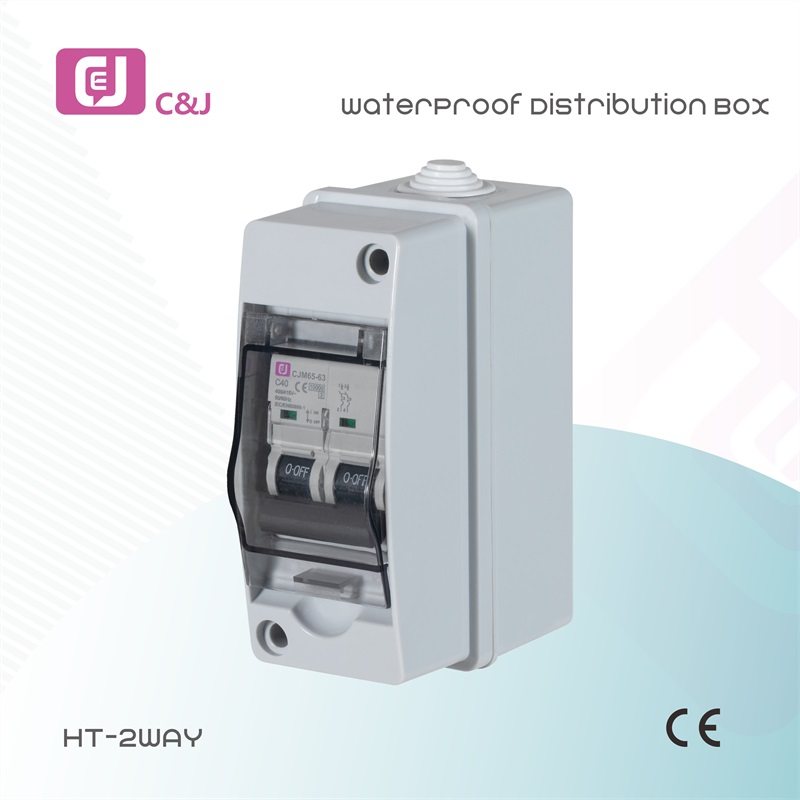 China Hot Selling 2WAY IP65 Plastic Waterproof Junction box for