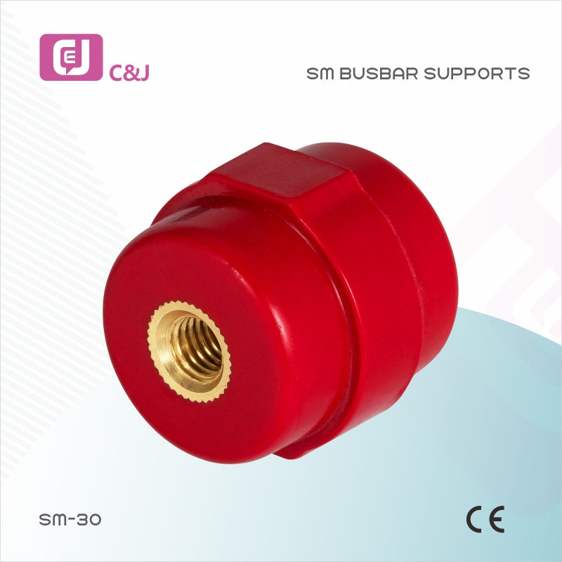 China SM-30 30mm Standoff Insulator with Brass Inserts Busbar Insulator ...