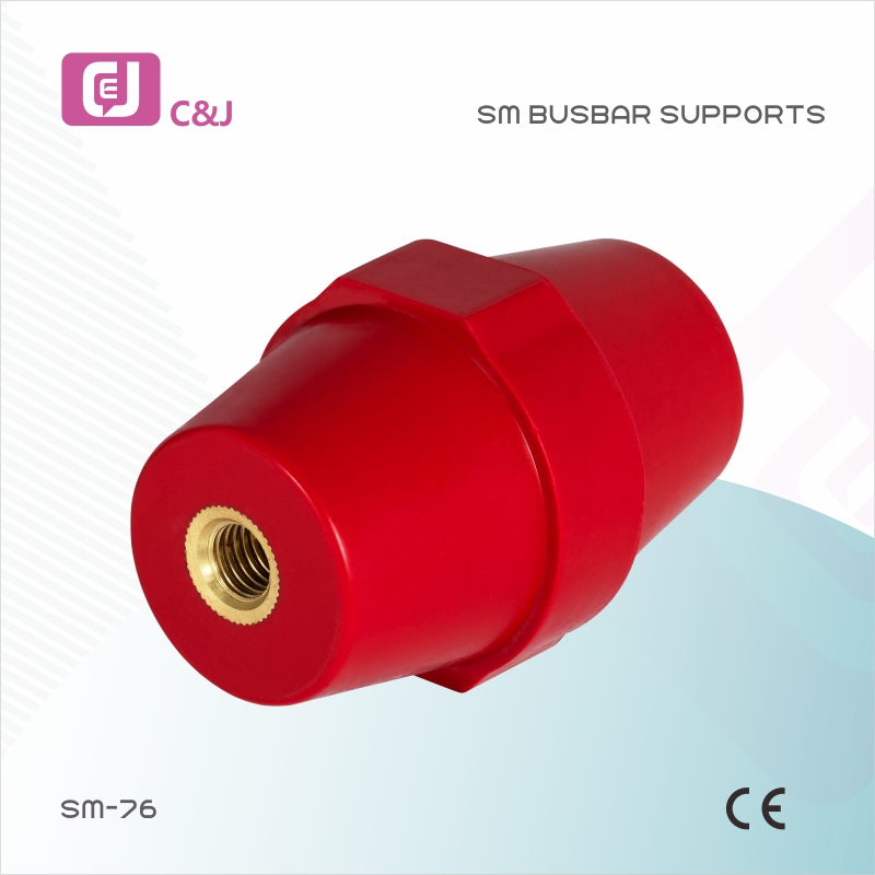 China SM-76 Brass Insert Busbar Standoff Insulator Electrical