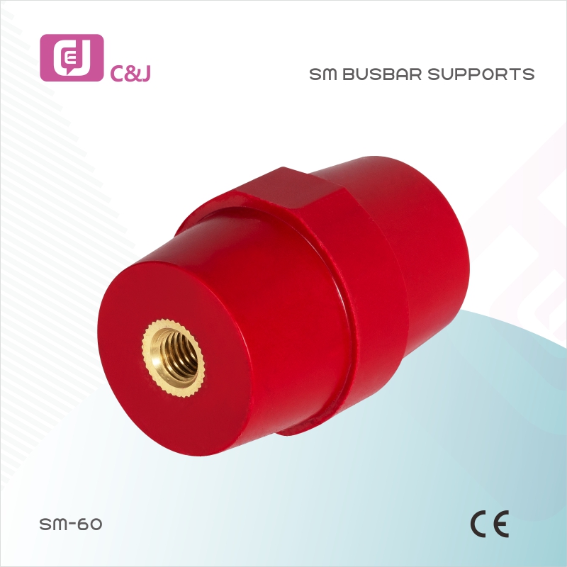 Thread Type Busbar China SM-60 Withstand Voltage 8mm Dia Thread 60mm High Busbar Insulator ...